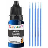Touch Up Paint For Acura Tl Aegean Blue B504P-3 Blue Scratch Stone Chip 10Ml