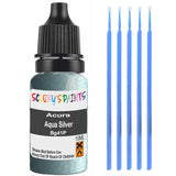 Touch Up Paint For Acura Rl Aqua Silver Bg41P Silver/Grey Scratch Stone Chip 10Ml