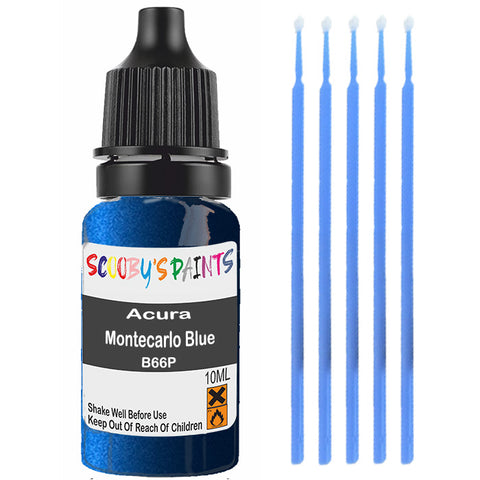Touch Up Paint For Acura Nsx Montecarlo Blue B66P Blue Scratch Stone Chip 10Ml