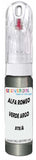 10ml–30ml touch-up kit for Alfa Romeo 166 chips and scratches, precise colour match to Verde Argo Metallic 373/A