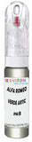 10ml–30ml touch-up kit for Alfa Romeo 145 chips and scratches, precise colour match to Verde Artic Metallic 316/B