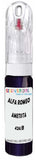 10ml–30ml touch-up kit for Alfa Romeo Mito chips and scratches, precise colour match to Ametista Black 424/B