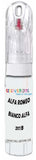 10ml–30ml touch-up kit for Alfa Romeo Giulietta chips and scratches, precise colour match to Bianco Alfa 217/B
