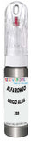 10ml–30ml touch-up kit for Alfa Romeo 1900 chips and scratches, precise colour match to Grigio Alba 703
