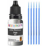 Touch Up Paint For Alfa Romeo 147 Grigio Sterling-Gonzaga Grey 694 Silver/Grey Scratch Stone Chip 10Ml