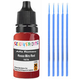 Touch Up Paint For Alfa Romeo Gtv Rosso Miro Red 167A Red Scratch Stone Chip 10Ml