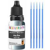 Touch Up Paint For Aston Martin V12 Vanquish Islay Blue Ast1149 White Scratch Stone Chip 10Ml