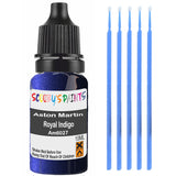 Touch Up Paint For Aston Martin V12 Vanquish Royal Indigo Am6027 Purple-Violet Scratch Stone Chip 10Ml