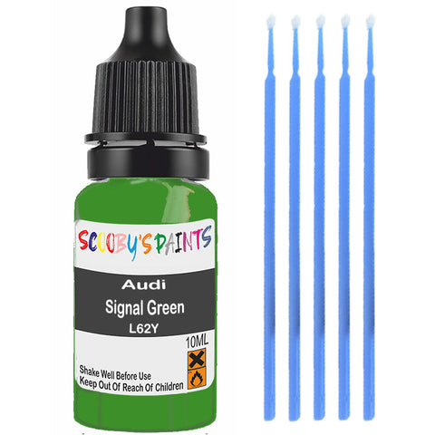 Touch Up Paint For Audi 80 Signal Green L62Y Green Scratch Stone Chip 10Ml