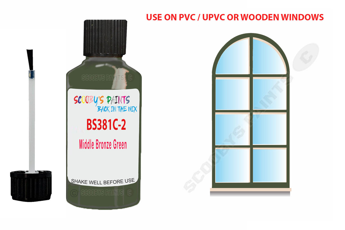 Bs381C223 Middle Bronze Green window and doors Pvc,Upvc Plastic Green