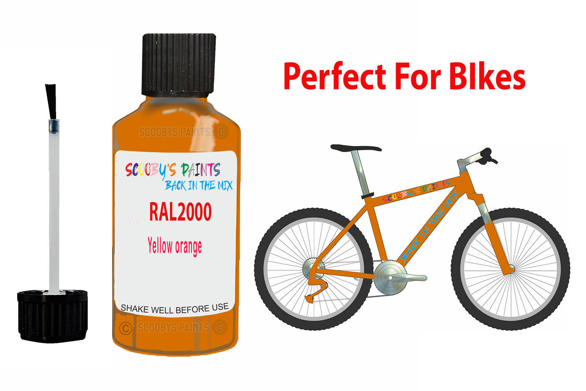 Ral 2000 Yellow Orange Bicycle Frame Acrylic Orange Metal Bike