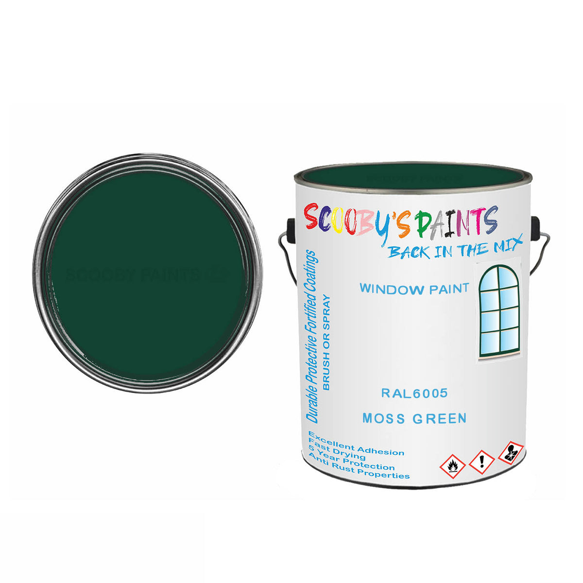 RAL6005 Moss Green Spray Paint and Touch Up Paint