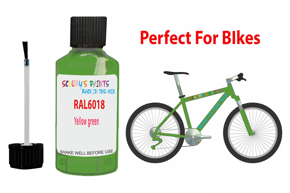 Ral 6018 Yellow Green Bicycle Frame Acrylic Green Metal Bike Touch Up