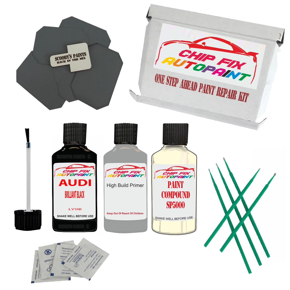 Paint For Audi A3 Cabrio Brilliant Black 19872021 Code Ly9B Touch Up