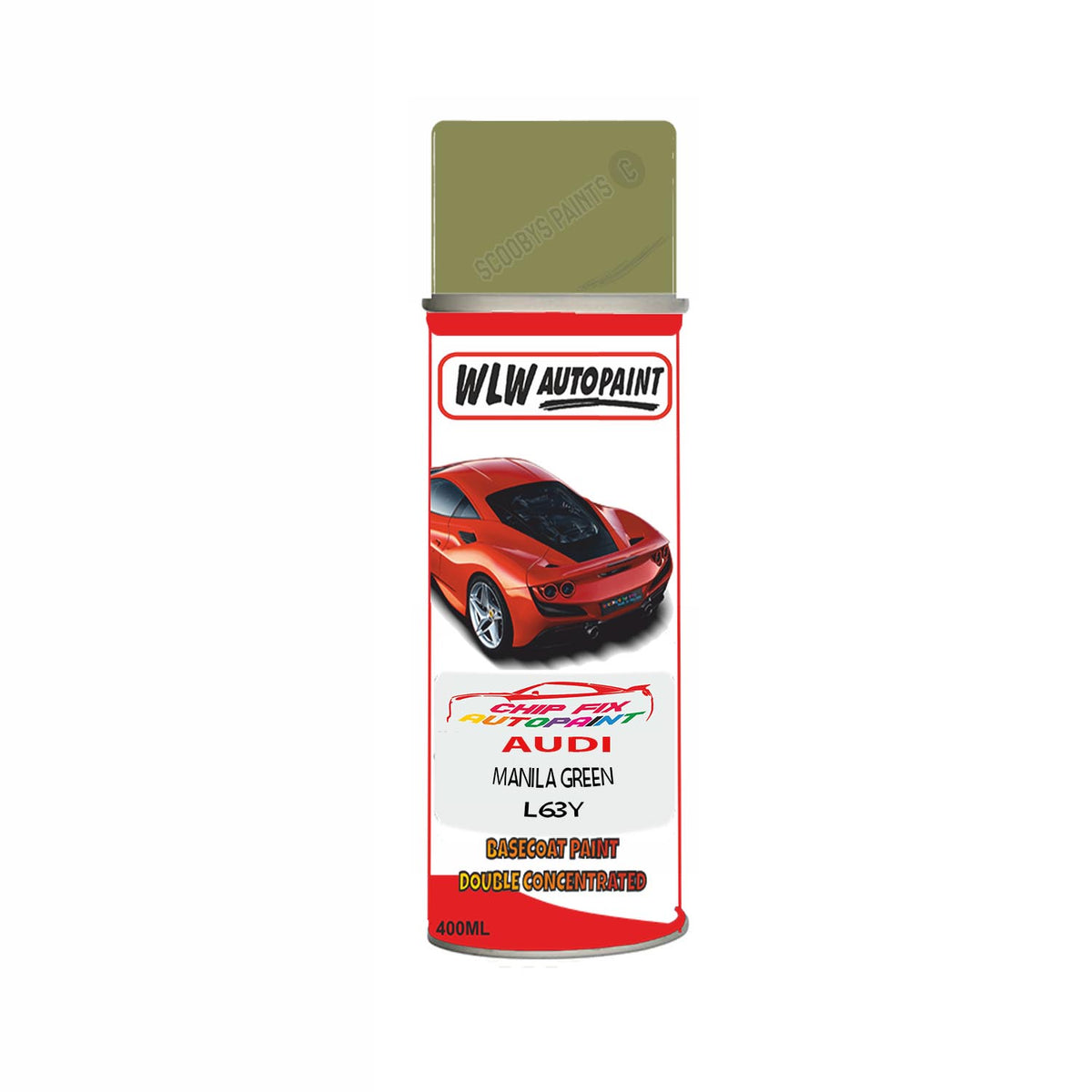Audi Manila Green Paint Code L63Y Aerosol Spray Paint Car Touch Up