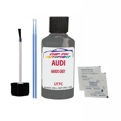 Paint For Audi Tt Rs Nardo Grey 2013-2022 Code Ly7C Touch Up Paint Scratch Repair