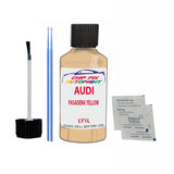 Paint For Audi A3 Pasadena Yellow 1982-1985 Code Ly1L Touch Up Paint Scratch Repair