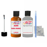 Anti rust primer undercoat Audi A1 Samoa Orange 2011-2018 Code Lx2U Touch Up Paint Scratch Repair