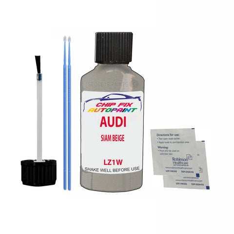 Paint For Audi Q8 Siam Beige 2018-2022 Code Lz1W Touch Up Paint Scratch Repair