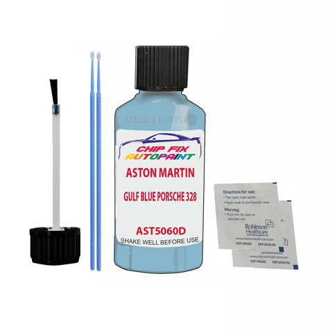 ASTON MARTIN GULF BLUE PORSCHE 328 Paint Code AST5060D Scratch Touch Up Paint Pen