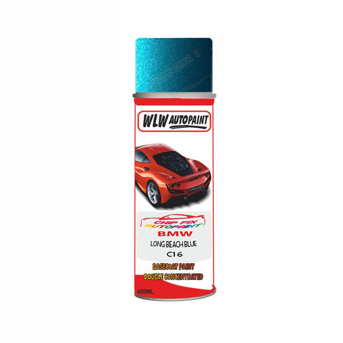 Aerosol Spray Paint For Bmw 2 Series Coupe Long Beach Blue Code C16 2014-2021