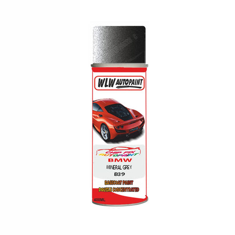 Aerosol Spray Paint For Bmw 2 Series Grand Coupe Mineral Grey Code B39 2011-2022