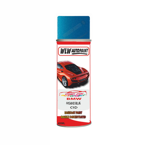 Aerosol Spray Paint For Bmw 2 Series Grand Coupe Misano Blue Code C1D 2017-2022