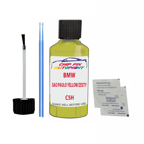 Paint For Bmw X3-M Sao Paulo Yellow/Zesty C5H 2019-2022 Yellow Touch Up Paint