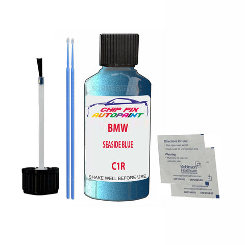 Paint For Bmw 2 Series Grand Coupe Seaside Blue C1R 2017-2021 Blue Touch Up Paint
