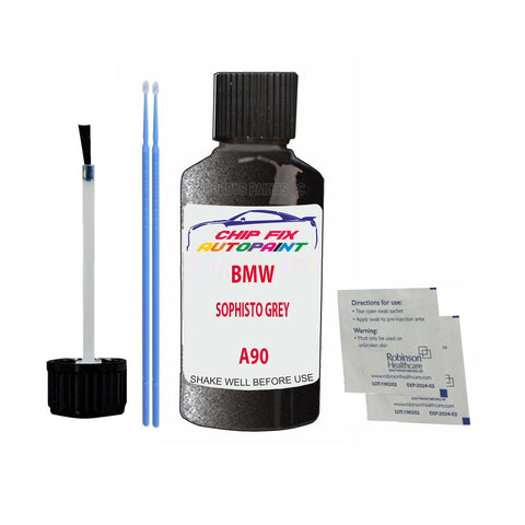 Paint For Bmw 5 Series Gt Sophisto Grey A90 2008-2022 Grey Touch Up Paint