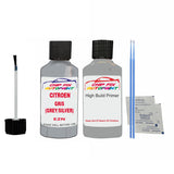 CITROEN ELYSEE GRIS (GREY/SILVER) 612 Car Paint With Primer Undercoat anti rust