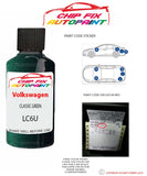 genuine Vw Vw Passat Classic Green LC6U 1992-1999 Green Perfect match pen brush