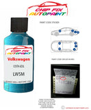 genuine Vw Vw Crossup Costa Azul LW5M 2016-2021 Blue Perfect match pen brush