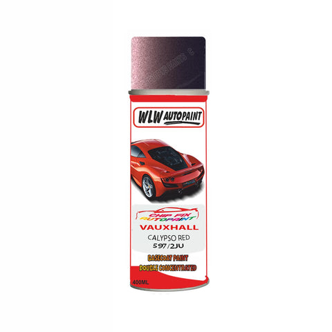 Aerosol Spray Paint For Vauxhall Speedster Calypso Red Code 597/2Ju 2001-2003