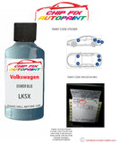 genuine Vw Vw Eos Eismeer Blue LK5X 2006-2010 Blue Perfect match pen brush