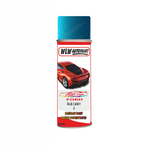 Ford Blue Candy Paint Code Z Aerosol Spray Paint Scratch Repair