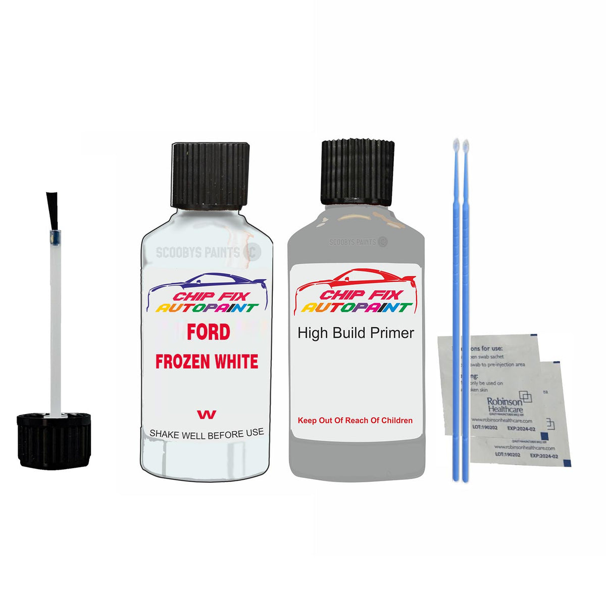 Paint For Ford Fiesta FROZEN WHITE 20062022 WHITE Touch Up Paint Car