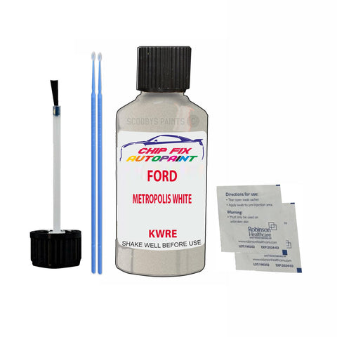 Paint For Ford Ecosport METROPOLIS WHITE 2019-2021 WHITE Touch Up Paint