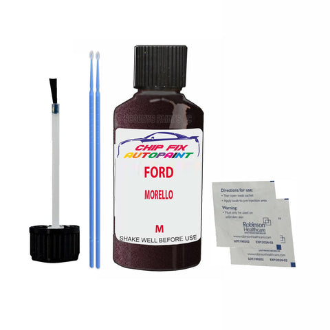 Paint For Ford S-Max MORELLO 2007-2012 RED Touch Up Paint