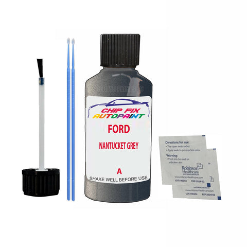 Paint For Ford Escort Cabrio NANTUCKET GREY 1995-2005 GREY Touch Up Paint