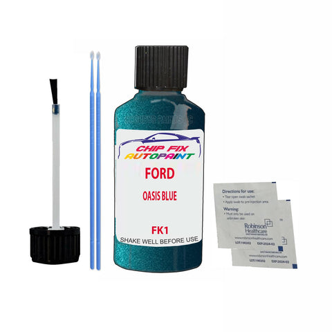 Paint For Ford MAVERICK OASIS BLUE 1995-1998 BLUE Touch Up Paint