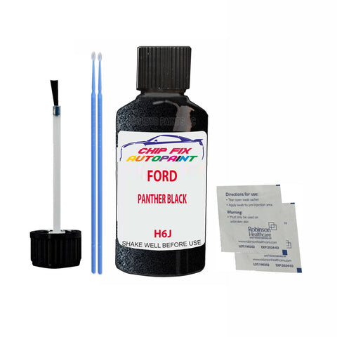 Paint For Ford Escort Cabrio PANTHER BLACK 1997-2019 BLACK Touch Up Paint