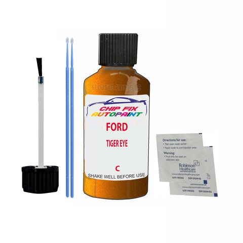 Paint For Ford Ecosport TIGER EYE 2016-2020 ORANGE Touch Up Paint
