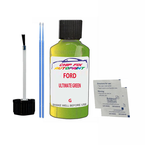Paint For Ford Focus RS ULTIMATE GREEN 2009-2011 GREEN Touch Up Paint