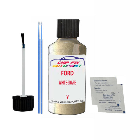 Paint For Ford Mondeo WHITE GRAPE 2006-2008 BEIGE Touch Up Paint
