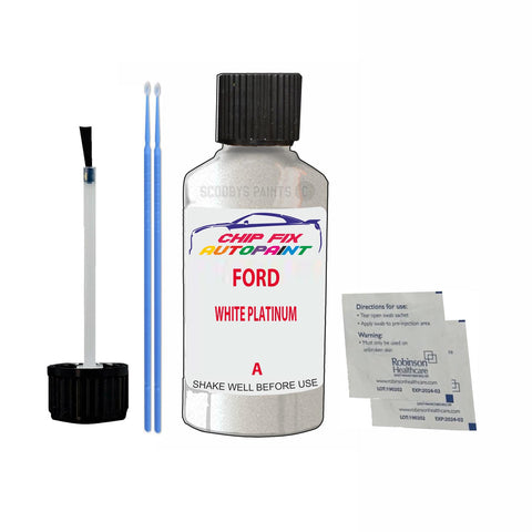 Paint For Ford S-Max WHITE PLATINUM 2014-2022 WHITE Touch Up Paint
