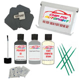 scratch paint repair kit Peugeot 207 SW Gris BU0239 2008-2008 Silver Grey Touch Up Paint