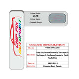 Vw Transporter Van Flanell Grey LL7E 1995-2015 Silver/Grey paint code location sticker