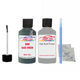 MINI SAGE GREEN Paint Code WC4L Scratch TOUCH UP PRIMER UNDERCOAT ANTI RUST Paint Pen
