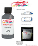 genuine Vw Vw Passat Mondstein Grey LA7C 2018-2022 Silver/Grey Perfect match pen brush